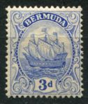 Бермуды 1922-1934 гг. • Gb# 83 • 3 d. • парусник • тип III • стандарт • MLH OG XF ( кат. - £20 )