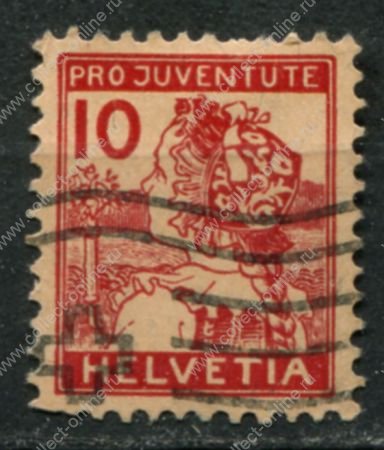 Швейцария 1915 г. • Mi# 129 • 10+5 rp. • девочка • благотворительный выпуск • Used F-VF ( кат.- € 110 )
