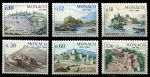 Монако 1966 г. • Mi# 812-17 • 0.10 - 1.30 fr. • 750-летие княжеского дворца • полн. серия • MNH OG VF