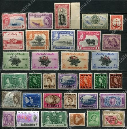 Британское содружество • 33 чистые(**) марки • без наклеек • MNH OG VF
