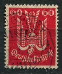 Германия 1922 г. • Mi# 213 • 60 pf. • лесной голубь • авиапочта • Used VF ( кат.- €26 )