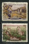 СССР 1951 г. • Сол# 1601, 1603 • 25 коп. и 1 руб. • 30-летие Грузинской ССР • Used(ФГ) OG VF