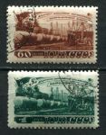 СССР 1948 г. • Сол# 1294-5 • 60 коп. и 1 руб. • За досрочное выполнение 5-летнего плана • по добыче нефти • полн. серия • Used(ФГ) OG VF