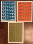 СССР 1976 г. • Сол# 4668-4670 • Олимпиада-80, Москва. • символы олимпиады • полн. серия • листы(36 марок) • MNH OG VF