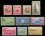 Самоа 1952 г. • Gb# 219-28 • ½ d. - 3 sh. • основной выпуск • полн. серия ( 10 марок ) • MLH OG VF