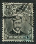 Родезия 1913-1922 гг. • Gb# 219 (die II) • 2 d. • выпуск "Адмирал" • перф. - 14 • стандарт • Used VF ( кат. - £10 )