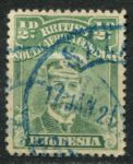 Родезия 1913-1922 гг. • Gb# 186 • ½ d. • выпуск "Адмирал" • перф. - 14 • стандарт • Used XF ( кат. - £3 )