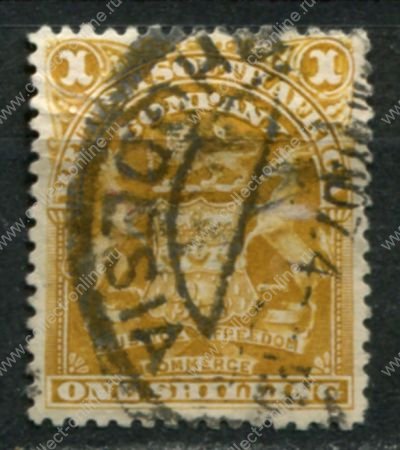 Родезия 1898-1908 гг. • Gb# 84 • 1 sh. • герб колонии • стандарт • Used XF