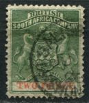 Родезия 1892-1894 гг. • Gb# 20 • 2 d. • герб колонии • стандарт • Used VF ( кат.- £ 9 )