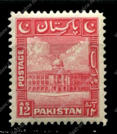 Пакистан 1948-1957 гг. • Gb# 37 • 12 a. • осн. выпуск • перф. - 14:13½ • MNH OG VF ( кат. - £13 )