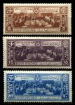 Египет 1936 г. • SC# 203-5 • 5 - 20 m. • Подписание Англо-Египетского Договора • полн. серия • MNH OG XF