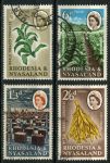 Родезия и Ньясаленд 1963 г. • Gb# 43-6 • 3 d. - 2s.6d. • Международный табачный конгресс • полн. серия • Used VF ( кат.- £ 4 )