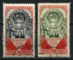 СССР 1948 г. • Сол# 1271-2 • 30 и 60 коп. • 25-летие образования СССР • полн. серия • Used(ФГ) OG XF