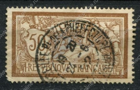 Франция 1900 г. • Mi# 97 • 50 c. • Свобода и мир (аллегория) • стандарт • Used VF