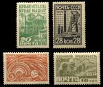 СССР 1929 г. • Сол# 347-50 • 5 - 28 коп. • Индустриализация • полн. серия • MNH OG XF