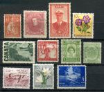11 старых иностранных, чистых (*) марок • MNG VF