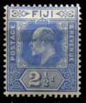 Фиджи 1906-1912 гг. • Gb# 120 • 2½ d. • Эдуард VII • стандарт • MH OG VF ( кат.- £ 8 )