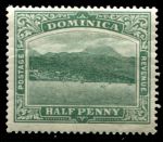 Доминика 1908-1920 гг. • Gb# 47 • ½ d. • вид столицы Розо с моря • MNH OG VF ( кат.- £14 )