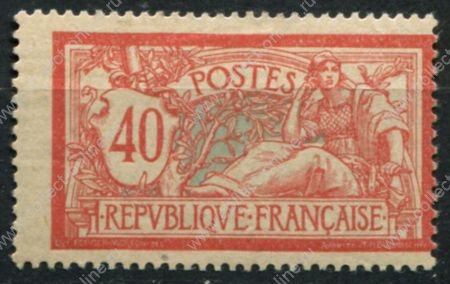 Франция 1900-1929 гг. Mi# 96 • 40 c. • Свобода и мир • стандарт • MH OG VF ( кат.- €25 )