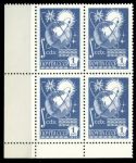 СССР 1978 г. • Сол# 4867 • 1 руб. • мелованная бумага • спутники на орбитах вокруг Земли • стандарт • кв. блок • MNH OG XF+