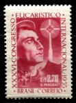 Бразилия 1955 г. • SC# 826 • 2.70 cr. • Международный евхаристический конгресс • MNH OG VF
