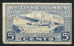 Канада • Британская Колумбия • 1928 г. • 5 центов • авиапочта • локальный выпуск • MNH OG F-VF