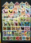 Фауна(животные, птицы, бабочки, ...) • набор 190+ разных марок("Демократы") • Used(ФГ) VF