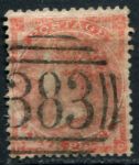 Великобритания 1865-1867 гг. Gb# 93 • 4 d. • Королева Виктория • Used VF ( кат.- £90 )