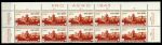 Швейцария 1943 г. • Mi# 422 • 1 fr. • надпечатка • "PRO AERO" • авиапочта • блок 10 марок • MNH OG XF+ ( кат.- € 65+ )