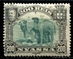 Ньяса • 1901 г. • SC# 37 • 200 r. • осн. выпуск • верблюды • MH OG VF ( кат. - $2.50 )