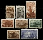 СССР 1946 г. • Сол# 1072-79 • 5 коп. - 1 руб. • Архитектура Москвы • полн. серия • MNH OG VF