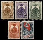 СССР 1946 г. • Сол# 1019-23 • 30 - 60 коп. • Победа над фашизмом • полн. серия • MNH OG VF