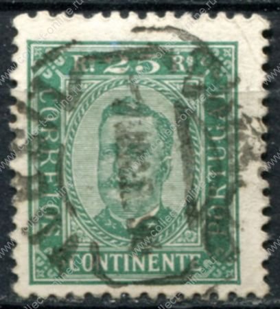 Португалия 1892 г. • Mi# 70 • 25 R. • король Карлуш I • стандарт • Used XF ( кат.- € 3 )