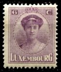 Люксембург 1921-1922 гг. • Mi# 124 • 6 c. • Герцогиня Шарлотта • стандарт • MNH OG VF