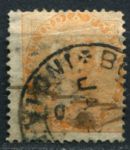 Индия 1856-1864 гг. • GB# 44 • 2 a. • Королева Виктория • без в.з. • стандарт • Used F-VF ( кат. - £50 )