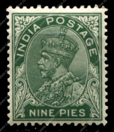 Индия 1932 - 1936 гг. • Gb# 233 • 9 p. • Георг V • основной выпуск • стандарт • MNH OG VF ( кат. - £6 )
