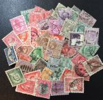 Британские колонии • 50+ разных старых марок • Used F-VF