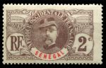 Сенегал 1906 г. • Iv# 31 • 2 c. • осн. выпуск • генерал Федерб • MH OG VF