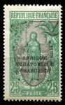 Французское Конго 1924 г. • Iv# 79 • 25 c. • надп. на марке 1907-17 гг.• MH OG VF