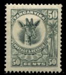 Танганьика 1922-1924 гг. • Gb# 81 • 50 c. • осн. выпуск • жираф • MH OG VF+( кат. - £7 )