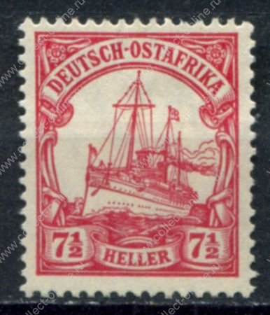 Германская Юго-западная Африка 1905-1920 гг. • Mi# 32 • 7½ pf. • Императорская яхта "Гогенцоллерн" • в.з. • MNG VF