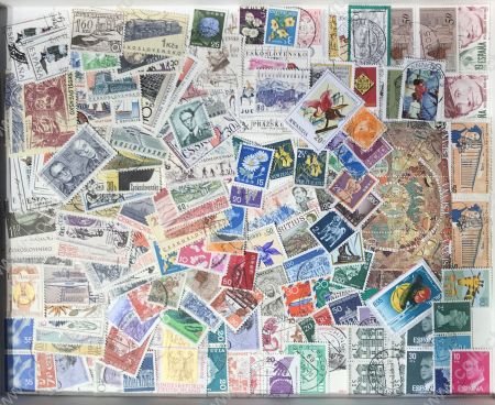 200+ разных!, старых и старинных, иностранных марок из коллекции • Used F-VF
