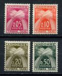 Французская Андорра 1961 г. • Mi# PM 42-45 • 5 - 50 c. • для почтовых сборов(доплата) • полн. серия • MLH OG VF ( кат.- € 60- )