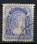 Ньюфаундленд 1911 г. • Gb# 121 • 5 c. • Коронация Георга V • принцесса Мэри • Used VF ( кат.- £3 )
