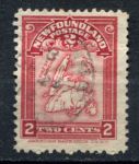 Ньюфаундленд 1908 г. • Gb# 94 • 2 c. • карта Ньюфаундленда • Used VF