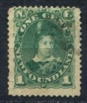 Ньюфаундленд 1887 г. • Gb# 50a • 1 c. • основной выпуск • Принц Эдуард • Used F-VF