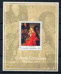 Гренада • Гренадины 1991 г. • Mi# Block 232 • $6 • Рождество • Мадонна • блок • MNH OG VF