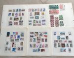 Франция 1960-1985 гг • коллекция 950 разных! марок на листах • Used/MH OG VF