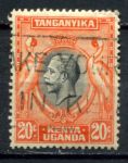 Кения, Уганда и Танганьика 1935-1937 гг. • Gb# 114 • 20 c. • Георг V • осн. выпуск • журавли • Used VF