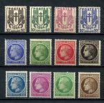 Франция 1945 г. • Iv# 670-681 • 10 c. - 2.50 fr. • Освобождение • стандарт • полн. серия •MNH OG VF